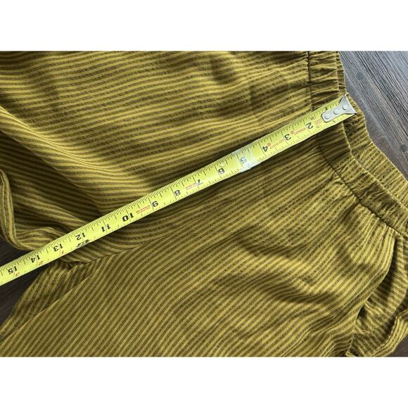 Lisa Bayne Pants Striped Parker 25” Wide Leg Usa Made Artful Home S - Picture 7 of 10